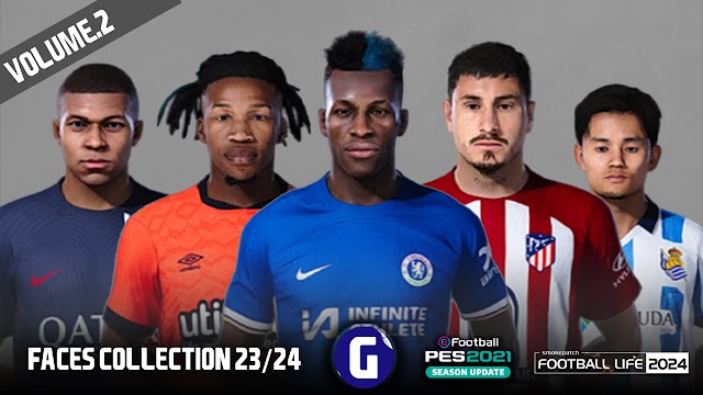 PES 2021 & Football Life 2024 - New Faces Collection 23/24 Vol.2