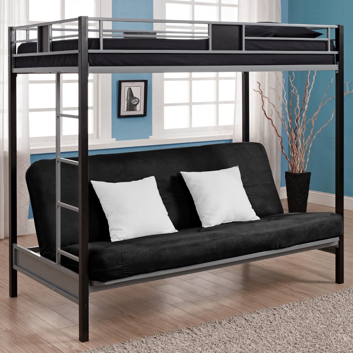 Bunk Bed With Futon