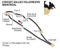 Circuit Gilles Villeneuve of Montreal Canadian Grand Prix 