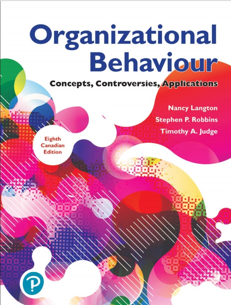 Download Organizational Behaviour Concepts, Controversies, Applications, 8th Canadian Edition PDF – eBook