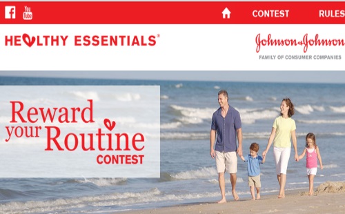 Healthy Essentials Reward Your Routine Family Vacation Contest