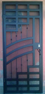 model pintu minimalis besi