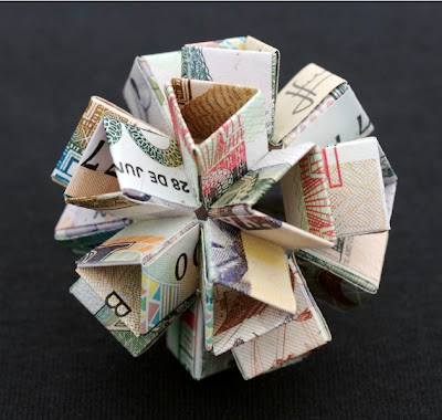 3D Currency Sculptures by Kristi Malakoff Seen On www.cars-motors-modification.blogspot.com