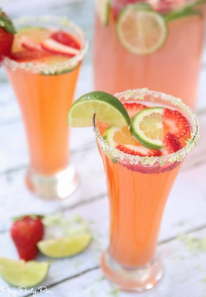 CITRUS STRAWBERRY MOCKTAIL #cocktail #strawberry