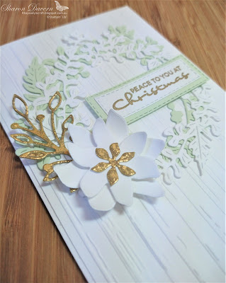 Rhapsody in craft,#rhapsodyincraft,#heartofchristmas,#heartofchristmas2022,Stripes and Splatters 3D embossing Folders, Peace To You Stamp Set, Christmas, Christmas Cards, Merriest Moments Hybrid Embossing Folder and Dies, Natural Prints Dies, Framed Floret Dies, Stitched Rectangle Dies, Stampin' Up!