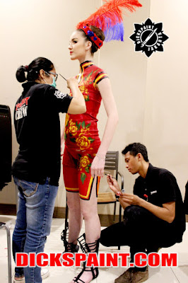 Body Painting Cheongsam Jakarta