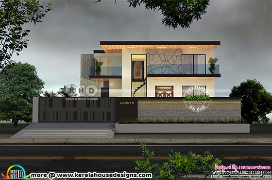 Luxury Modern House in Tamilnadu