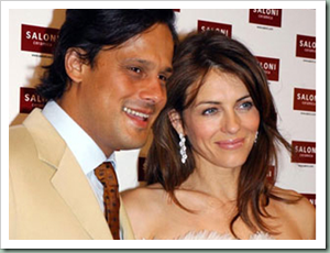 Elizabeth Hurley dan Arun Nayar