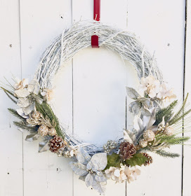 White DIY Christmas Wreath