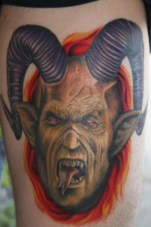 top celebrity Devil Tattoos For Women