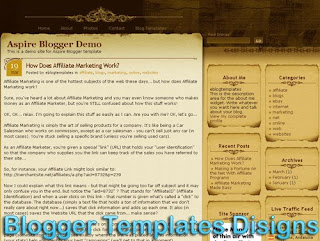 Theme Aspire Blogger Templates XML Web 2.0