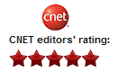 5 Star CNet review for PhotoStage Slideshow producer software