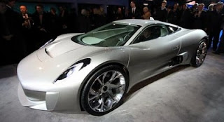 Jaguar C-X75 hybrid Jet