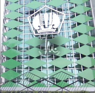 Huruf timbul Stainless Steel Logo Kantor DJKN Serang