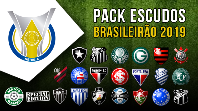 Pack Escudos Brasileirão 2019 | WE10 / PES6