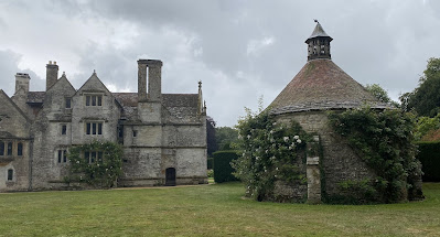 Athelhampton House - back of house and dovecote 2023