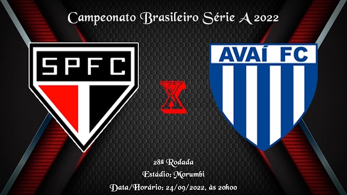 São Paulo x Avaí: onde assistir ao vivo na TV, prováveis escalações, horário, últimas notícias e palpite