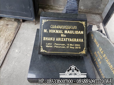 Baru Nisan Dari Granit, Nisan Makam Kuburan Granit, Harga Nisan Kuburan