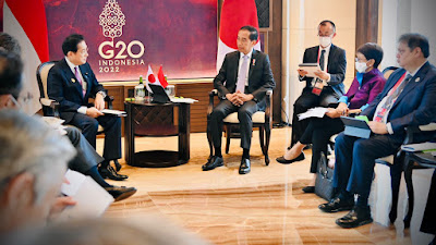 Proyek MRT Selesai Tepat Waktu, Presiden Jokowi Lakukan Pertemuan Bilateral dengan PM Jepang