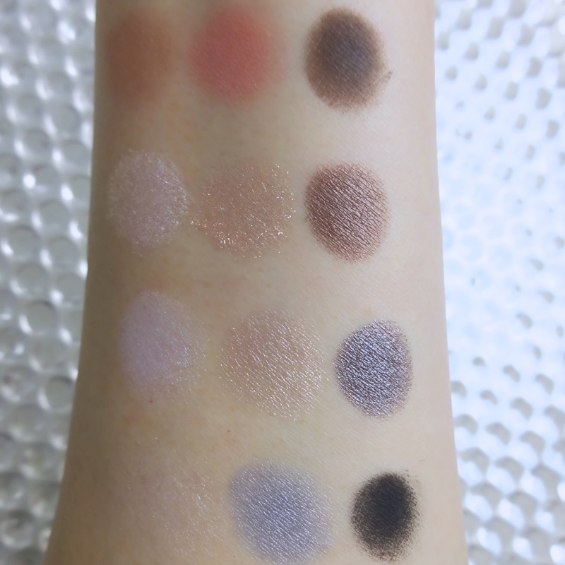 Becca Pearl Glow Eye Palette swatches