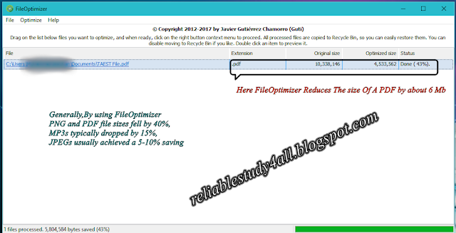 FileOptimizer,Best data Compression,Reliable Study