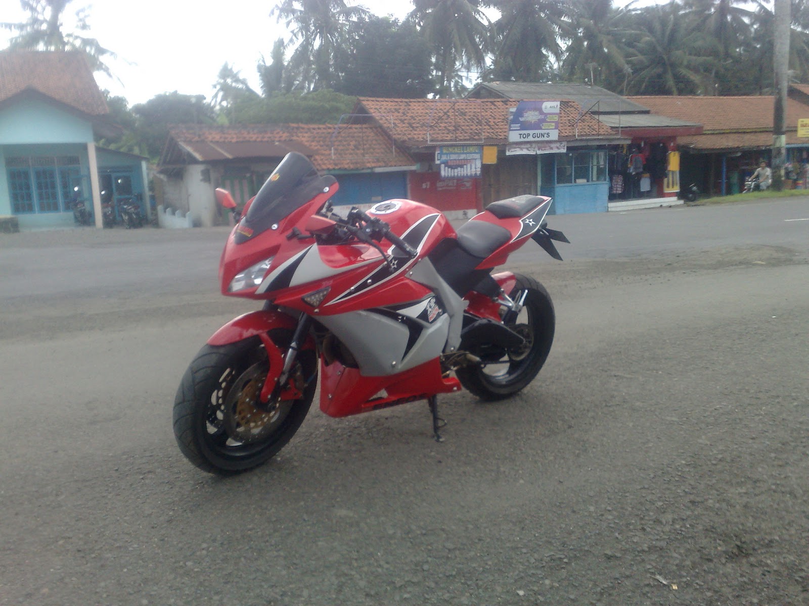 NEO mega pro custom ninja 250cc., fulset kaki"limbah moge 