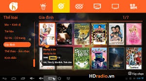 ứng dụng HayHayTV trên android tv box