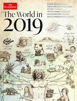 As Mensagens Enigmáticas na Capa da Revista The Economist 2019