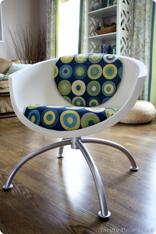IKEA moon chair redo