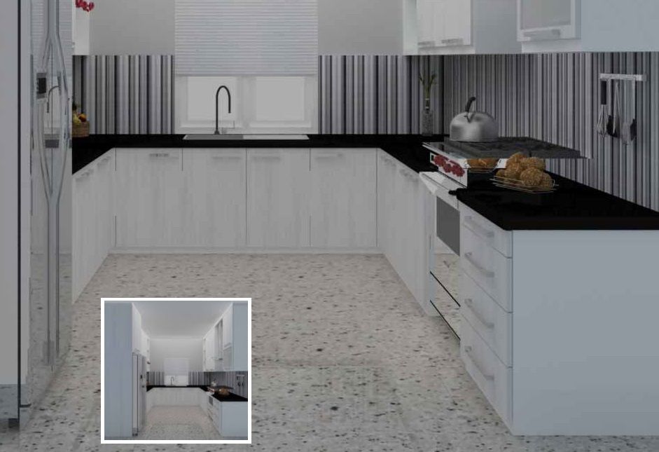 JASA DESAIN 3D MAX MURAH: Jasa desain interior ruang dapur 