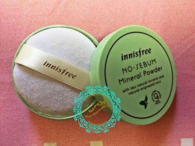 Innisfree No-Sebum Mineral Powder, hermo malaysia, no sebum, mineral powder, beauty, make up, loose powder, brush, sponge, shopping online, innisfree product