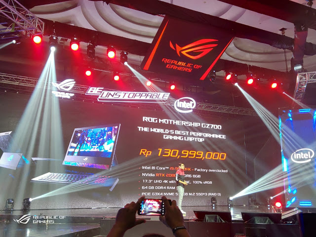 Gaming, Gamers, Laptop, ASUS, Republic of Gamers, Teknologi, Terbaru, Indonesia