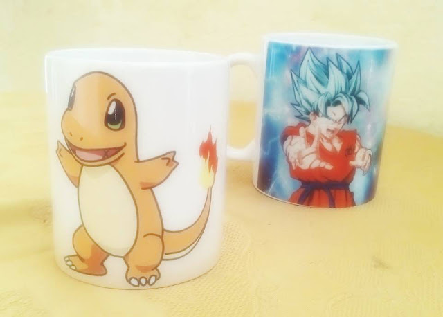 Pokemon Charmander Goku Dragon Ball Magic Mug Taza Mágica