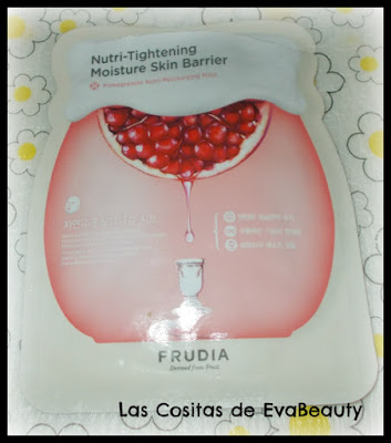 Mascarilla facial de tissú de granada de la marca FRUDIA