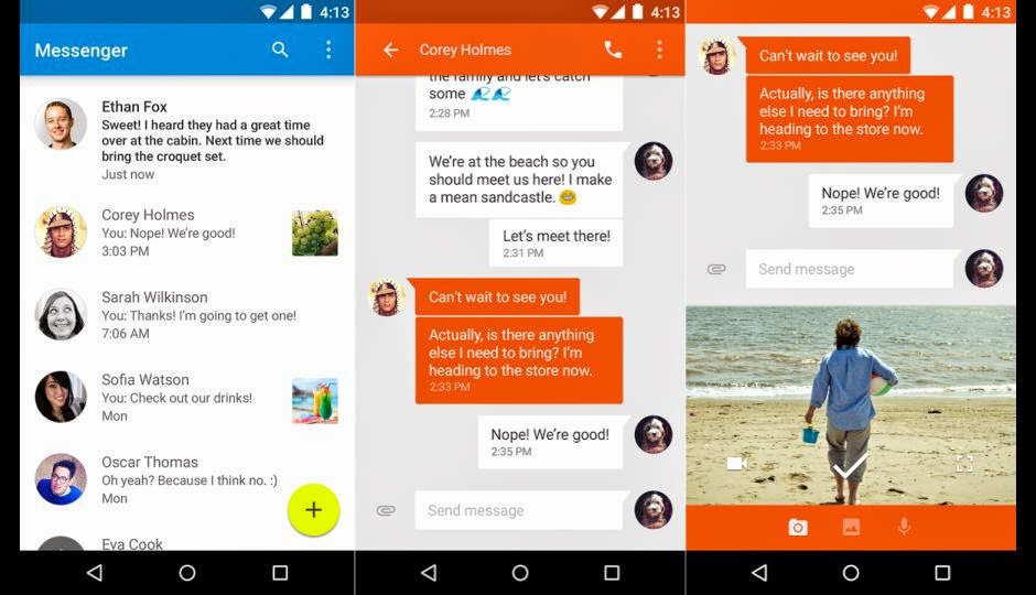Google Releases Messenger For Android