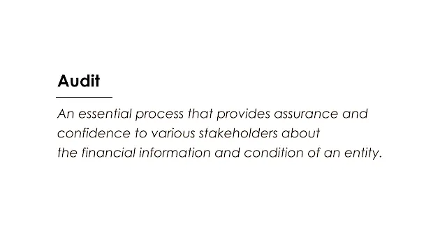 An essential process that provides assurance and confidence to various stakeholders about the financial information and condition of an entity.
