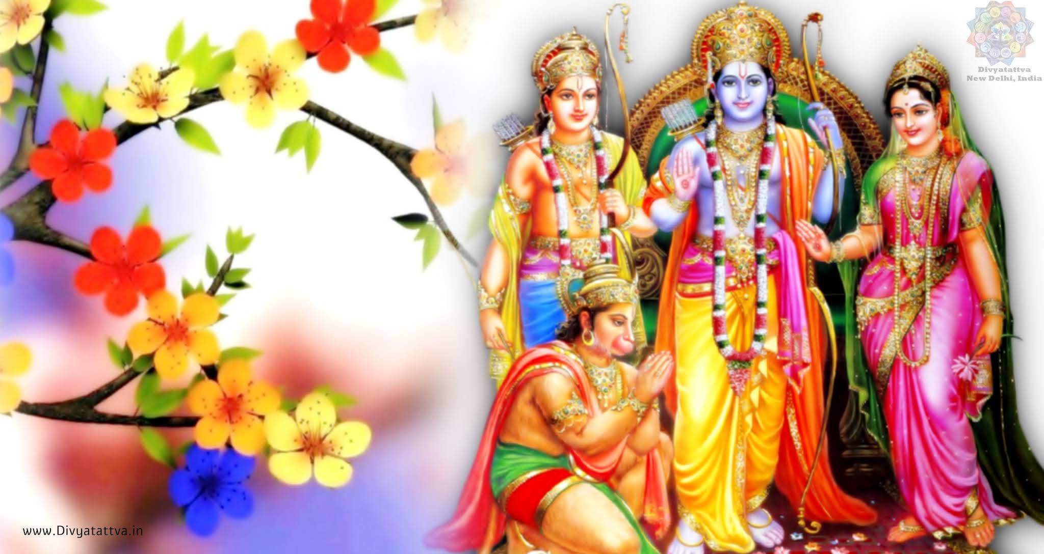 Beautiful Pictures of Lord Rama, Sita, Hanuman, Laxman or Rama Parivar Wallpapers