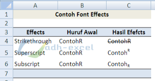 change font style in excel