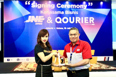 Kolaborasi JNE Dan QOURIER Menghadirkan Qourier Powered By JNE, Sebuah Layanan Kurir Instan