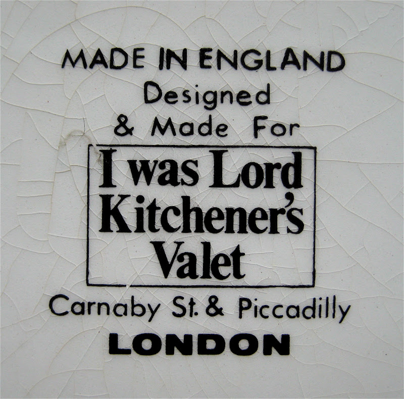  that it's from the 60's famed I Was Lord Kitchener's Valet boutique