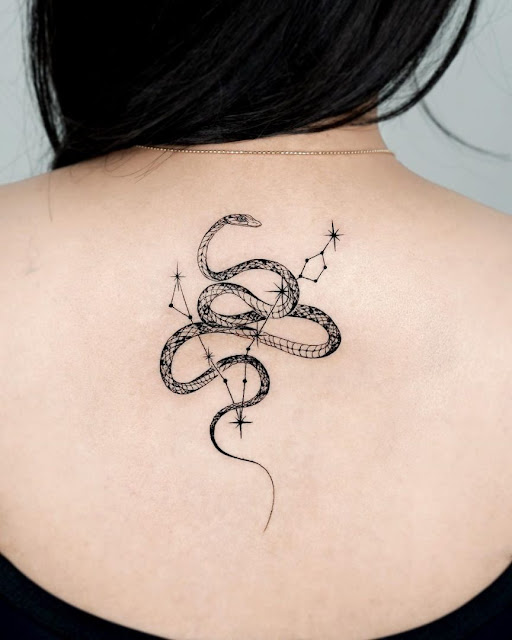 Tatuagem de Cobra - 156 ideias femininas para inspirar vocês