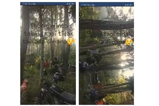 Video Diklaim Suara Minta Tolong Pendaki yang Hilang di Gunung Piramid