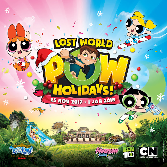 Powerpuff dan Ben 10 akan ‘Menyerang’ Lost World of Tambun