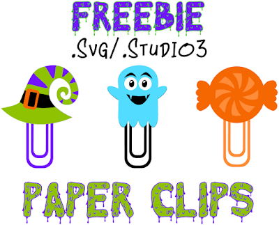 freebie paper clips halloween