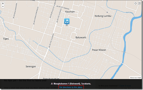 pembesaran peta foursquare