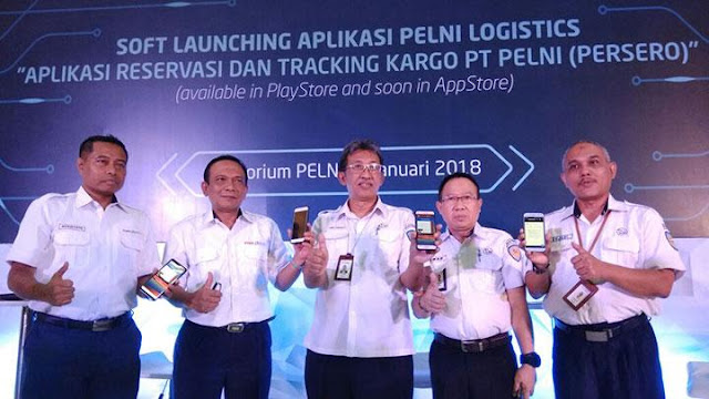 Launching aplikasi Reservasi Cargo Pelni Logistic.