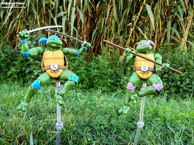 Review de los S.H.Figuarts TMNT "Leonardo" y "Donatello" de Tamashii Nations.