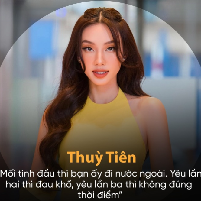 Hoa hậu Nguyễn Thúc Thùy Tiên  cũng gian nan trong tình yêu