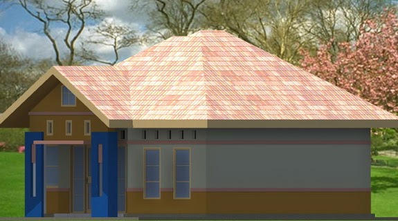 Rumahku-1: model atap rumah limasan rumah type 54