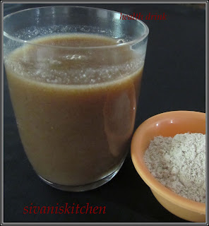 mixed flour drink